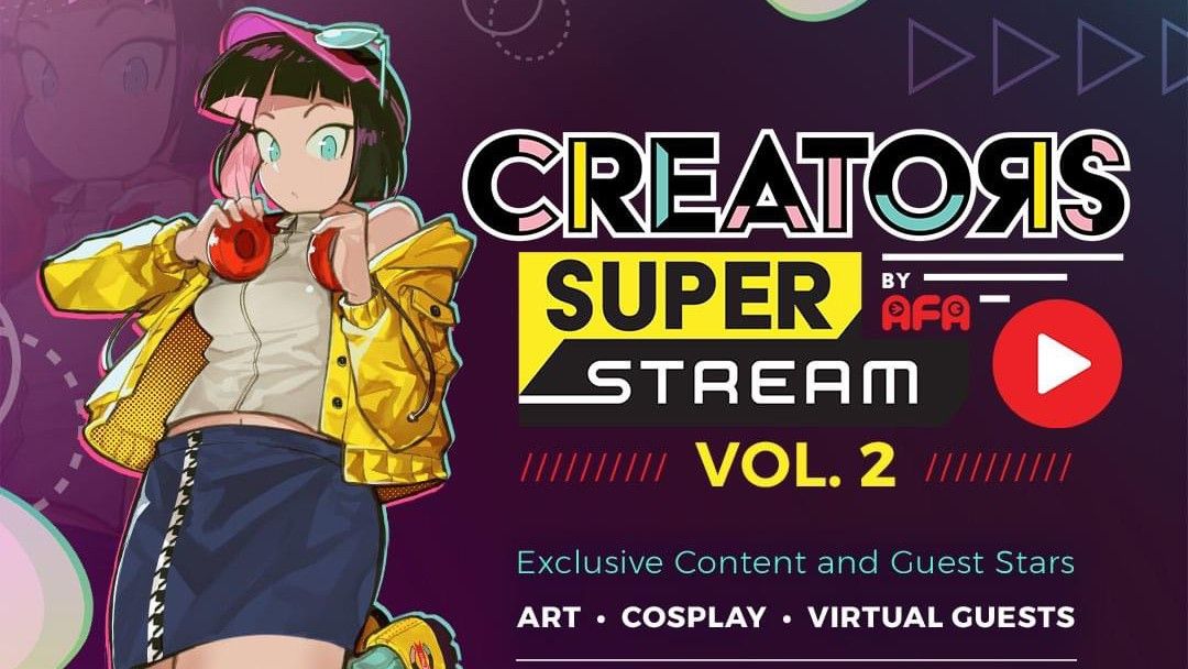 [Liputan] Ayo Stay Home Ditemani dengan Cosplayer Hebat di Hari Puncaknya Creator Super Stream Vol.2!