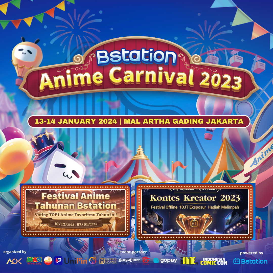 [Liputan] Awali 2024 dengan Event Anime Bstation Anime Carnival 2.0