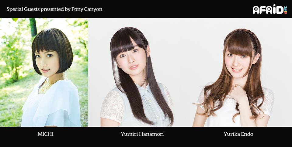 Pony Canyon Membawa 3 Artis Cantiknya ke AFAID 2015