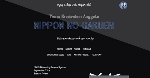 [Liputan] TKA Nippon Club 2015: Nippon no Gakuen