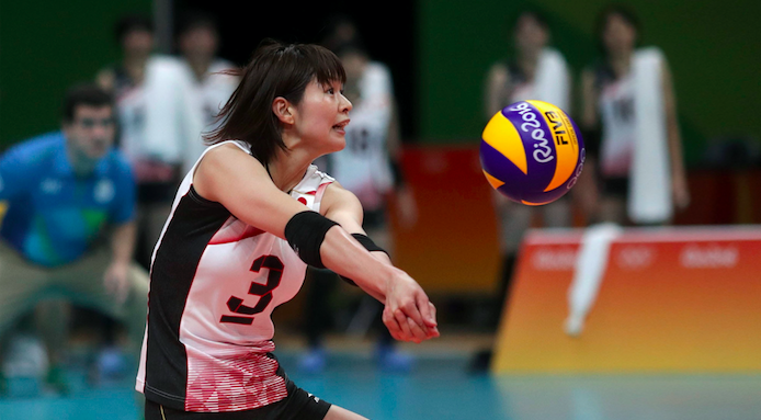Kapten Tim Nasional Voli Wanita Jepang Mendapat Penghargaan pada Acara Penghargaan Olahraga Jepang