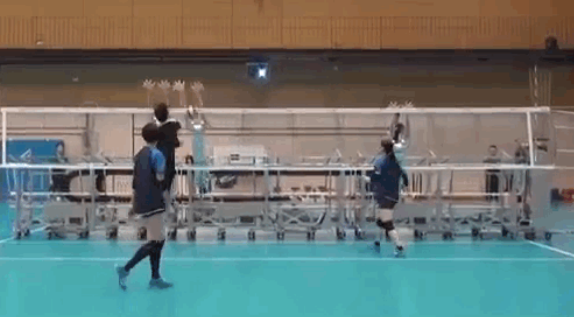 Di Jepang, Sekarang Robot Ikut Bermain Bola Voli