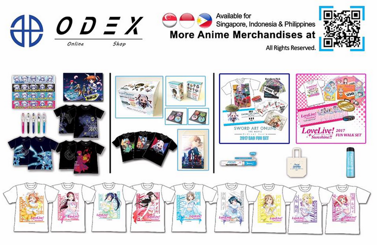 ODEX Telah Resmi Membuka Online Shop Berbagai Merchandise Anime di Indonesia