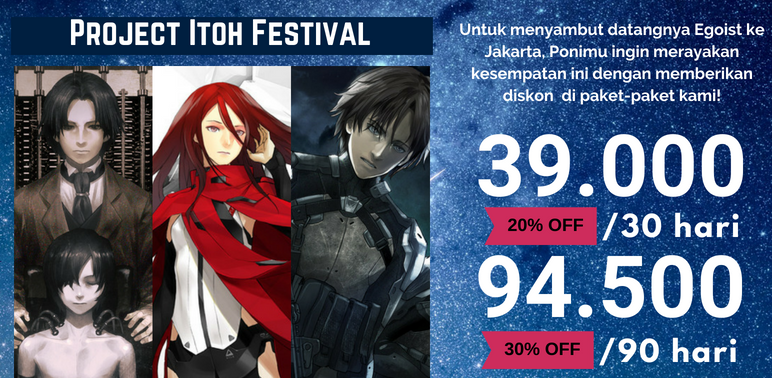 Menyambut Datangnya Egoist ke Jakarta, Ponimu Potong Harga Lewat Egoist Festival!