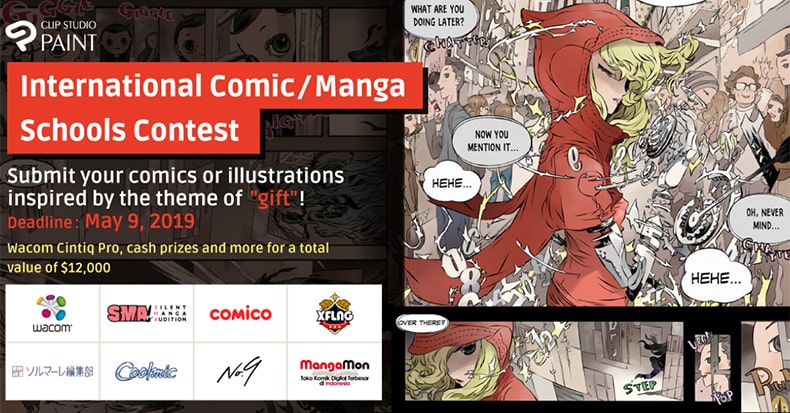 Ikuti "International Comic / Manga Schools Contest" dan Menangkan Pen Tablet Serta Art Program Idamanmu!