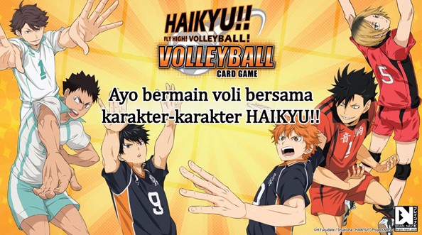 Perilisan “HAIKYU!! VOLLEYBALL CARD GAME” Dek Dasar Volume 2: Edisi Rival di Indonesia