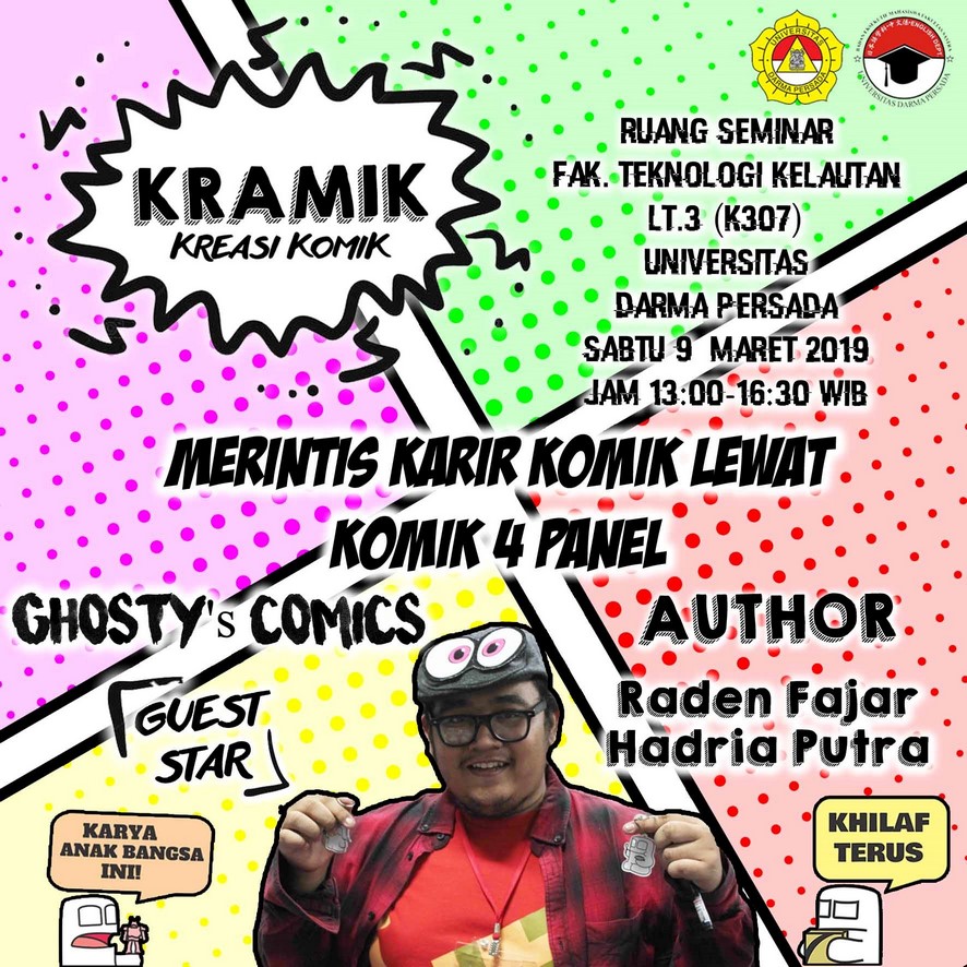  Event Bersama GHOSTY s COMIC Universitas Darma Persada 