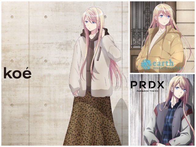 Anime Runway De Waratte Berkolaborasi dengan Beragam Perusahaan Fashion Baju